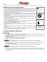 Preview for 13 page of Aicon Air DAC0061 Instructions For Use Manual