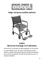 Preview for 5 page of aidapt Lenham VR231 Fixing And Maintenance Instructions