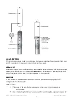 Предварительный просмотр 4 страницы aidapt Malling VG833 Fixing And Maintenance Instructions