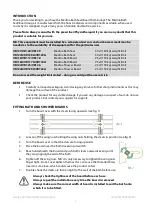 Предварительный просмотр 2 страницы aidapt Medina VR116 Fixing And Maintenance Instructions