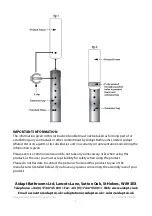 Preview for 4 page of aidapt Meopham Fixing And Maintenance Instructions