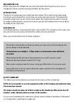 Preview for 2 page of aidapt MXVA170 Assembly And Operating Instructions Manual