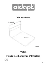 Предварительный просмотр 5 страницы aidapt Solo VY435 Fixing And Maintenance Instructions