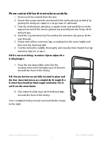 Preview for 3 page of aidapt Strolley Fixing And Maintenance Instructions