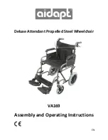 Preview for 1 page of aidapt VA169 Assembly And Operating Instructions Manual