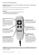 Предварительный просмотр 9 страницы aidapt VG701BL Fixing And Maintenance Instructions