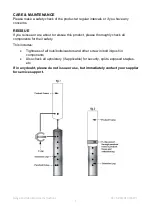 Предварительный просмотр 3 страницы aidapt VG808 Fixing And Maintenance Instructions