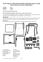 Предварительный просмотр 2 страницы aidapt VG811BL Fixing And Maintenance Instructions