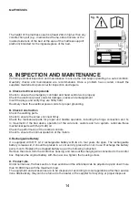 Предварительный просмотр 14 страницы aidapt VG890B Fixing And Maintenance Instructions