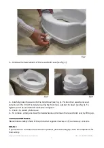 Preview for 3 page of aidapt Viscount Raised Toilet Seat Usage And Maintenance Instructions