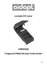 aidapt VM925AB Usage And Maintenance Instructions preview