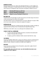 Preview for 2 page of aidapt VM929 Usage And Maintenance Instructions