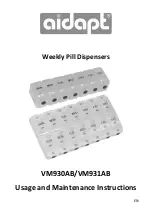 aidapt VM930AB Usage And Maintenance Instructions preview