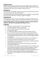 Preview for 2 page of aidapt VM936E Usage And Maintenance Instructions