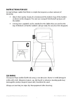 Preview for 3 page of aidapt VM937 Usage And Maintenance Instructions