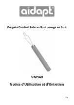 Preview for 5 page of aidapt VM940 Usage And Maintenance Instructions