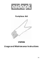 aidapt VM946 Usage And Maintenance Instructions preview