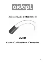 Preview for 5 page of aidapt VM948 Usage And Maintenance Instructions