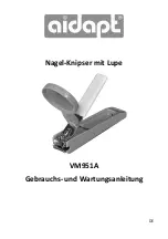 Предварительный просмотр 5 страницы aidapt VM951A Usage And Maintenance Instructions