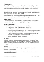 Preview for 2 page of aidapt VM952 Usage And Maintenance Instructions