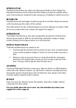 Preview for 2 page of aidapt VM959 Usage And Maintenance Instructions