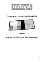 Preview for 5 page of aidapt VM977 Usage And Maintenance Instructions