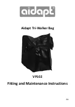 aidapt VP102 Fitting And Maintenance Instructions preview