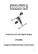 aidapt VP159RA Usage And Maintenance Instructions preview