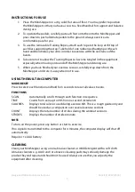 Preview for 3 page of aidapt VP159T Usage And Maintenance Instructions