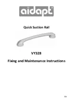 aidapt VY328 Fixing And Maintenance Instructions preview