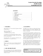 Preview for 3 page of Aigis Mechtronics HS9303 Series Installation And Operating Instructions Manual