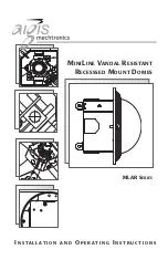 Aigis Mechtronics MLAR Fixed Focal Series Installation And Operating Instructions Manual предпросмотр