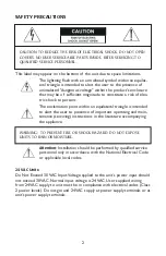 Предварительный просмотр 2 страницы Aigis Mechtronics MLAR Fixed Focal Series Installation And Operating Instructions Manual