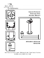 Preview for 1 page of Aigis Mechtronics MT9208SS Installation And Operating Instructions