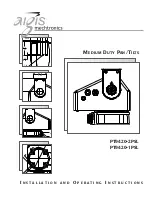 Preview for 1 page of Aigis Mechtronics PT9420-2PSL Installation And Operating Instructions