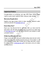 Preview for 2 page of Aigo E898 User Manual
