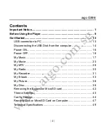 Preview for 5 page of Aigo E898 User Manual