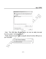 Preview for 16 page of Aigo E898 User Manual