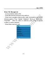 Предварительный просмотр 22 страницы Aigo E898 User Manual