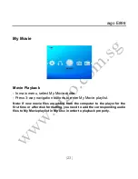 Предварительный просмотр 24 страницы Aigo E898 User Manual