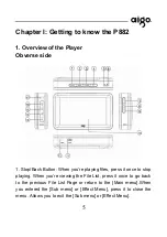 Предварительный просмотр 5 страницы Aigo P882 User Manual