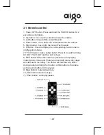 Предварительный просмотр 13 страницы Aigo Portable Multimedia Center User Manual