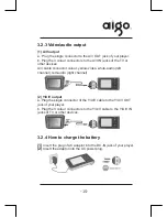 Предварительный просмотр 15 страницы Aigo Portable Multimedia Center User Manual