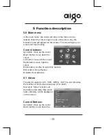 Предварительный просмотр 19 страницы Aigo Portable Multimedia Center User Manual