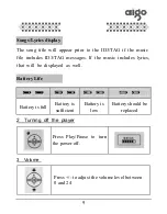 Preview for 9 page of Aigo UM-F158 User Manual