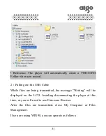 Preview for 31 page of Aigo UM-F158 User Manual