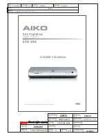 Preview for 1 page of aiko STB 255 Owner'S Manual