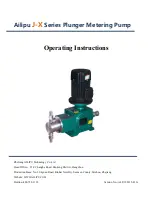 Ailipu J-X Series Operating Instructions Manual preview