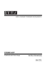 Aim-TTI CPX200D Instruction Manual preview