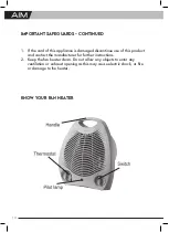 Preview for 4 page of Aim AFH215N User Manual